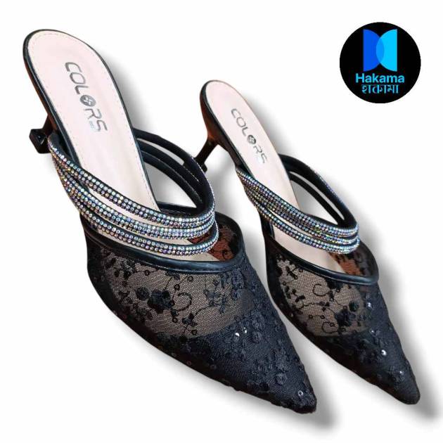 Pencil Heel Half Shoe